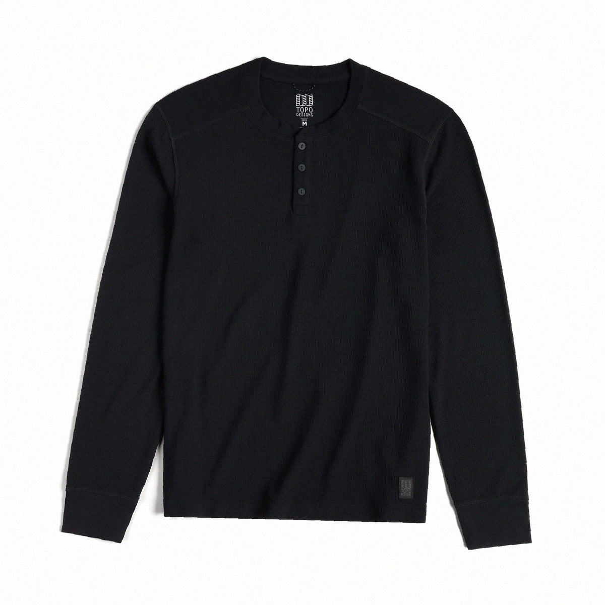 Global Waffle Henley - Mens
