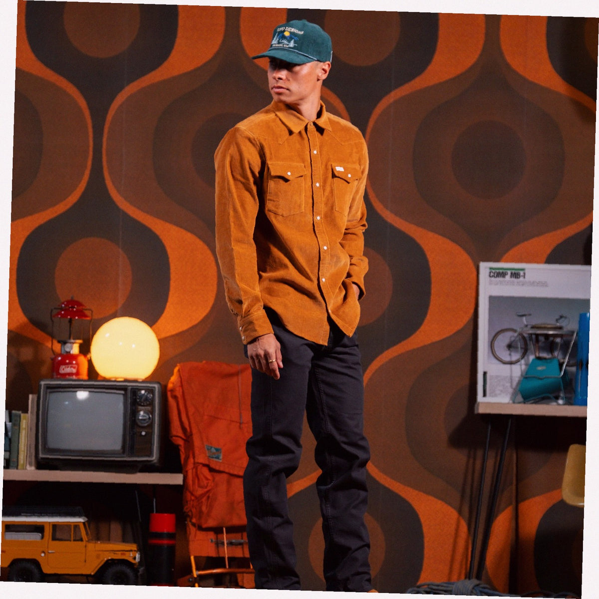 Mountain Shirt Long Sleeve Corduroy - Mens