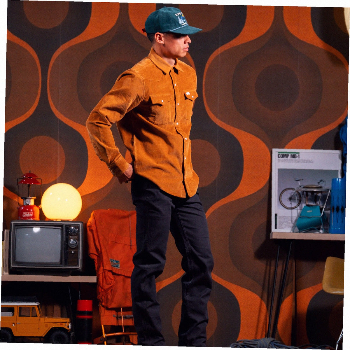 Mountain Shirt Long Sleeve Corduroy - Mens