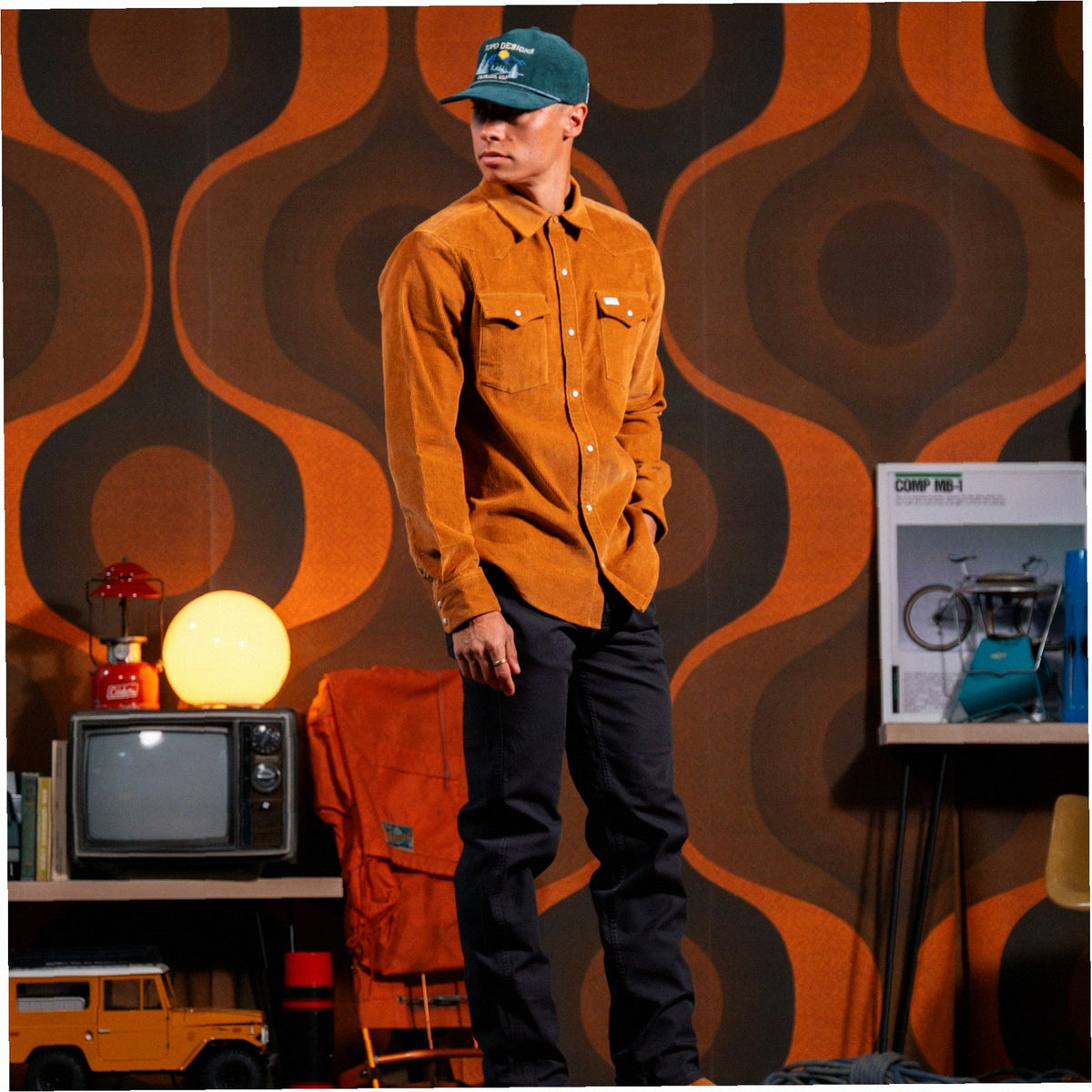 Mountain Shirt Long Sleeve Corduroy - Mens