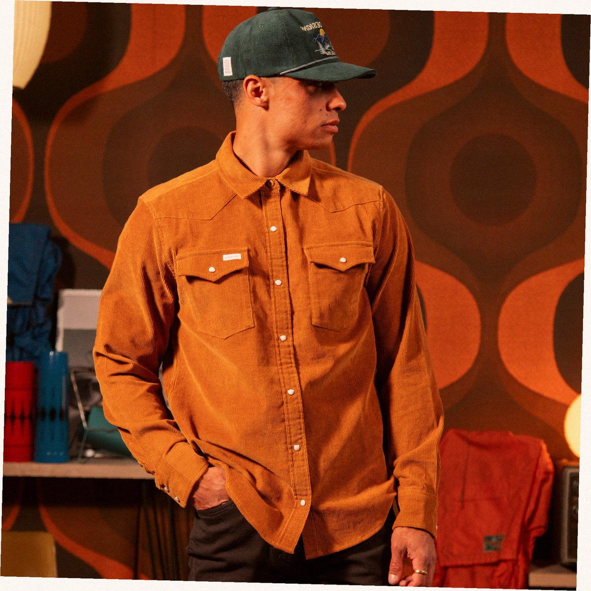Mountain Shirt Long Sleeve Corduroy - Mens