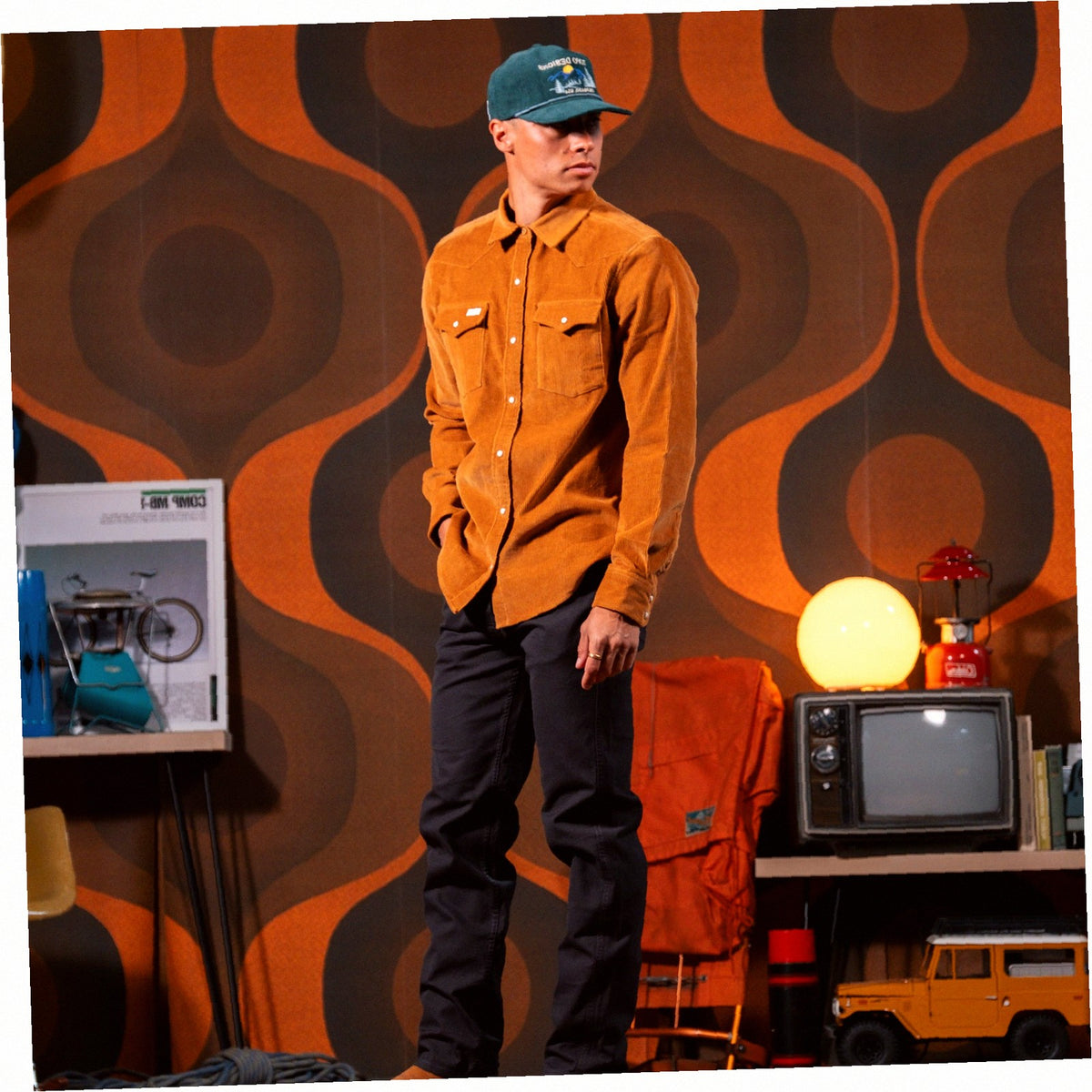 Mountain Shirt Long Sleeve Corduroy - Mens