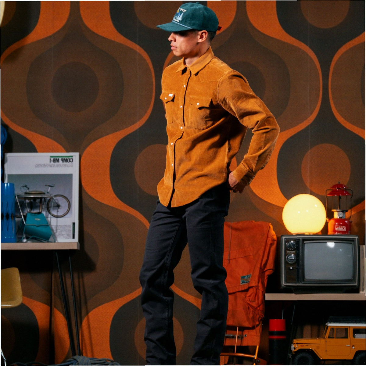Mountain Shirt Long Sleeve Corduroy - Mens
