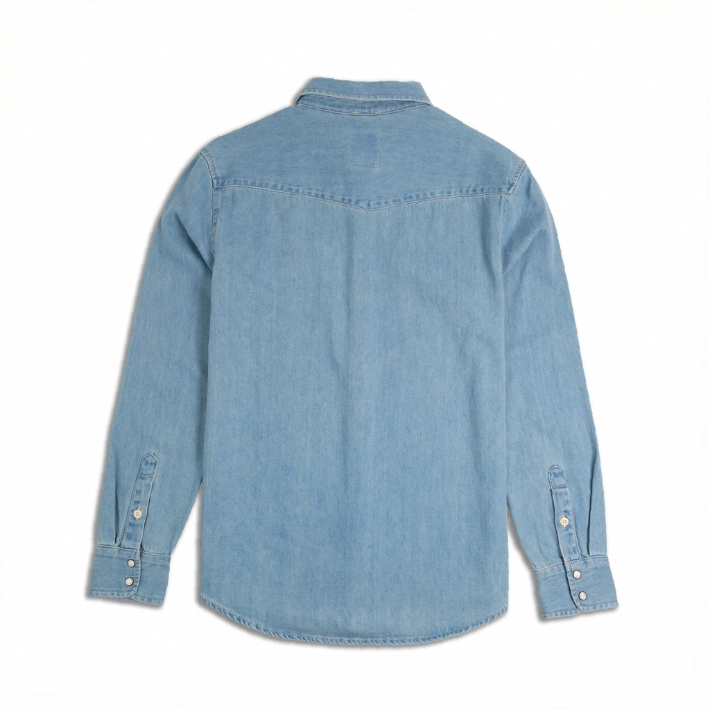 Mountain Shirt Long Sleeve Denim - Mens