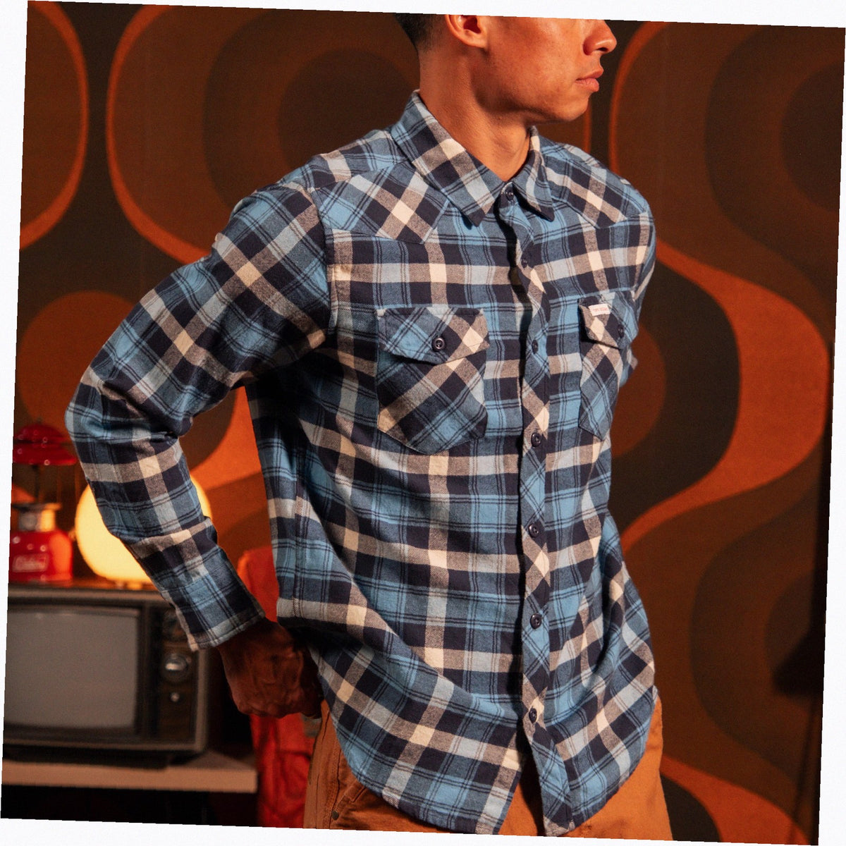 Mountain Shirt Long Sleeve - Mens