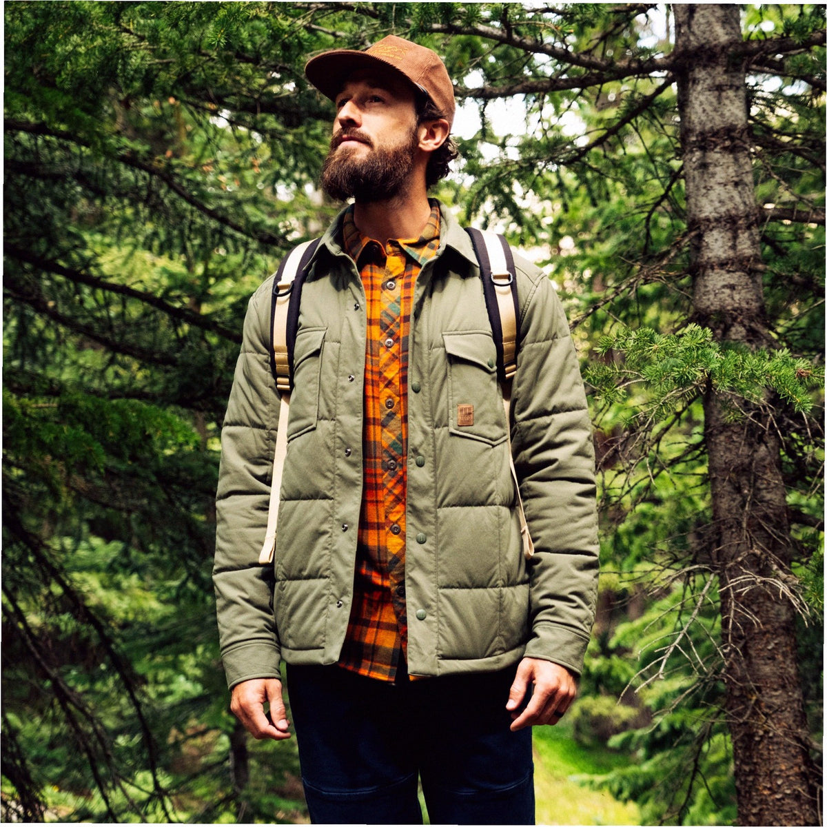 Puffer Shirt Jacket - Mens