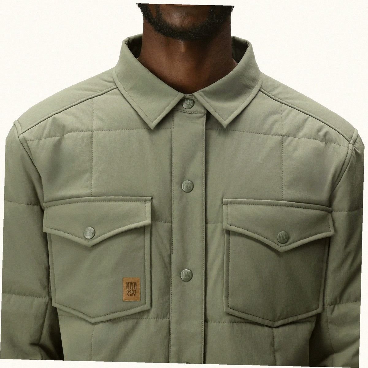 Puffer Shirt Jacket - Mens