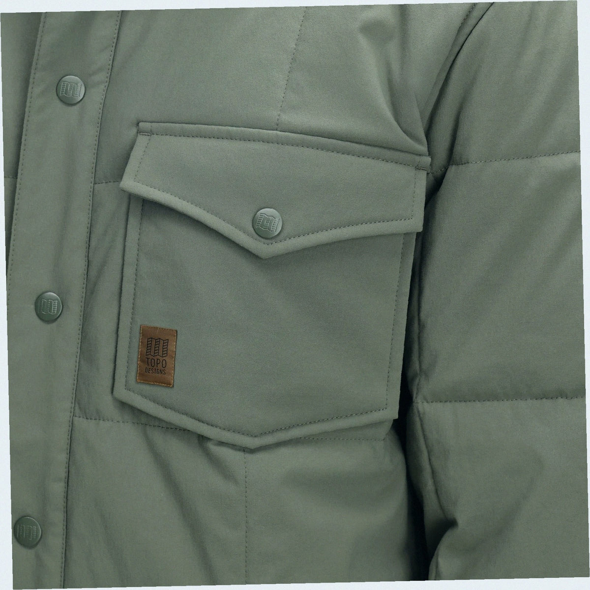 Puffer Shirt Jacket - Mens