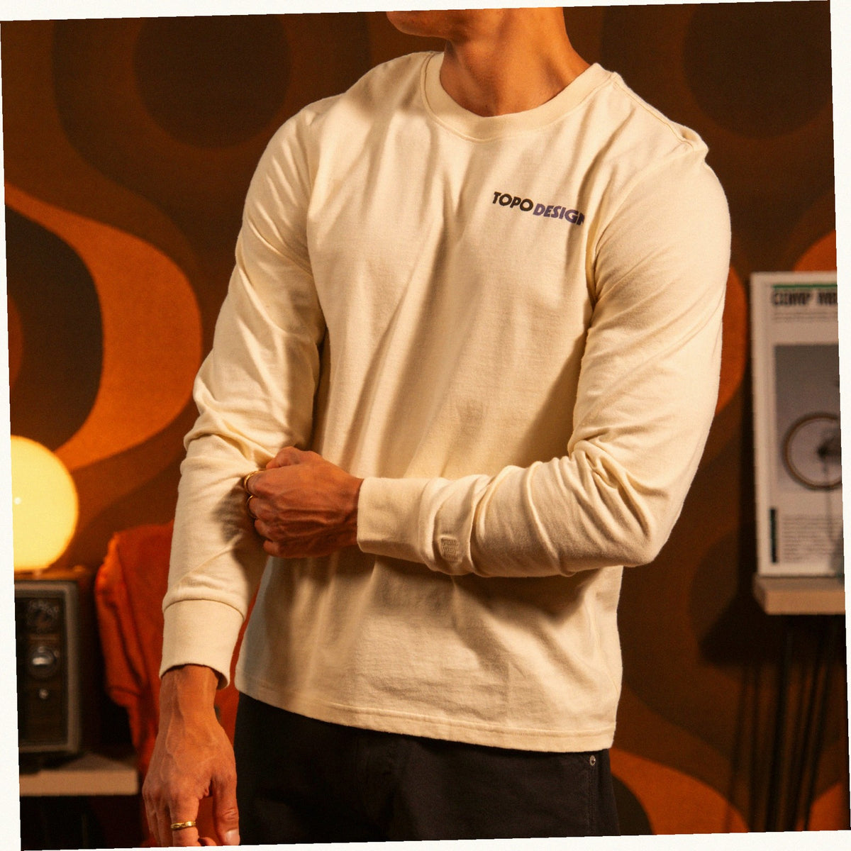 Retro Mirage Tee Long Sleeve - Mens