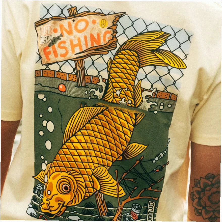 Topo Designs x CCH x Pine Printshop Urban Angler Tee