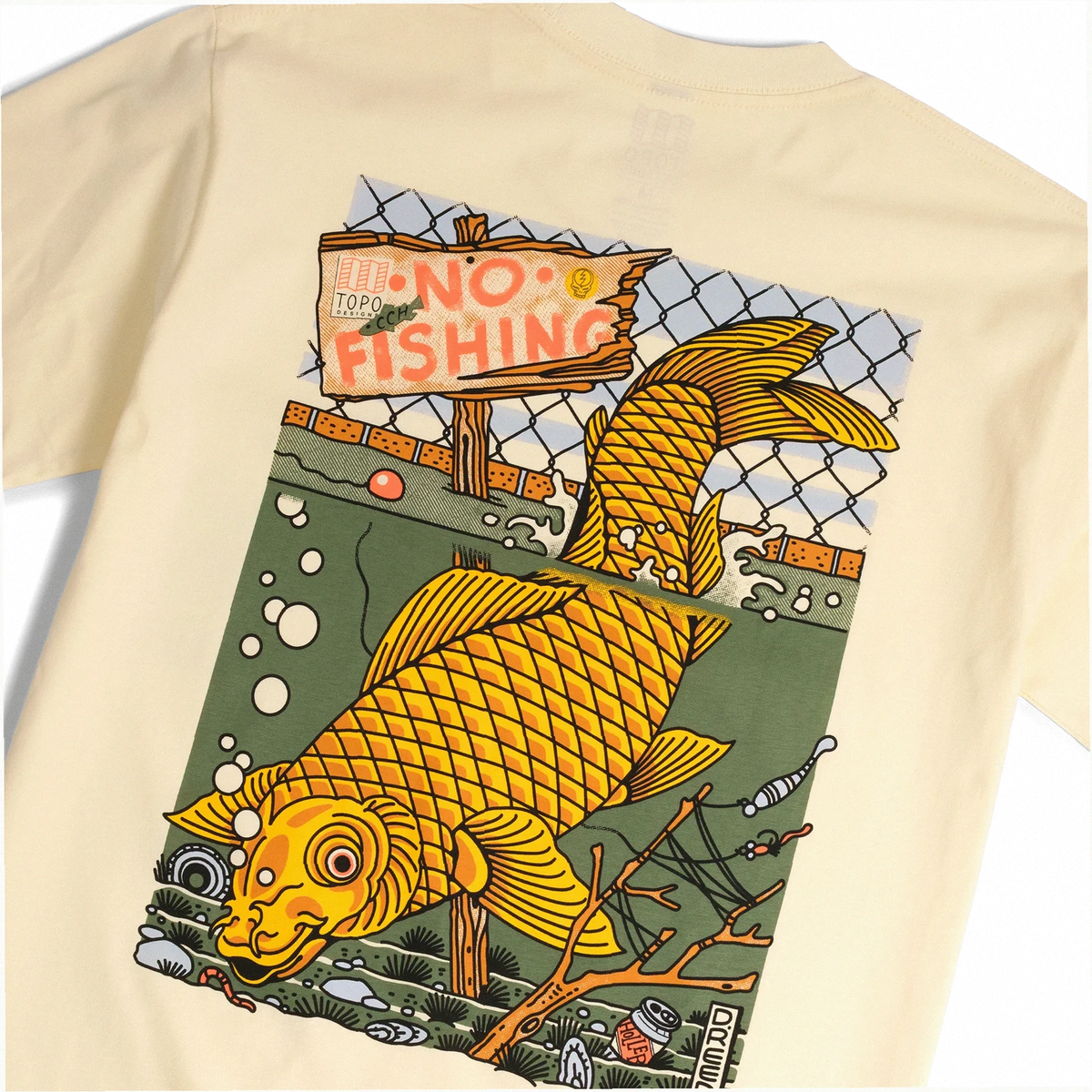 Topo Designs x CCH x Pine Printshop Urban Angler Tee