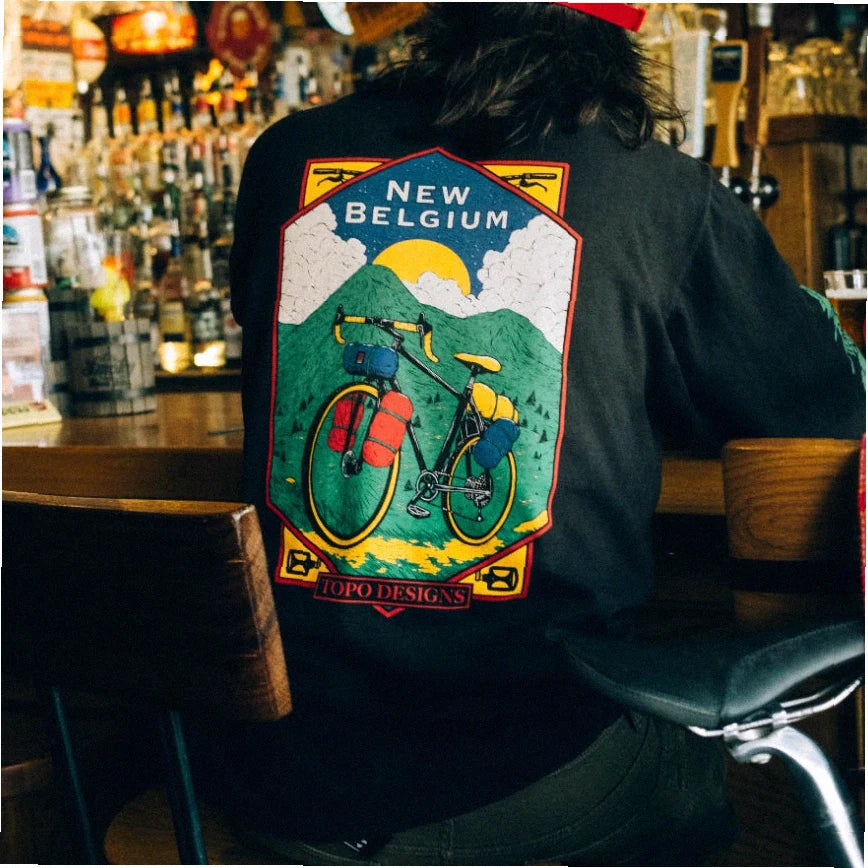 Topo Designs x New Belgium Brewing Graphic Tee Long Sleeve