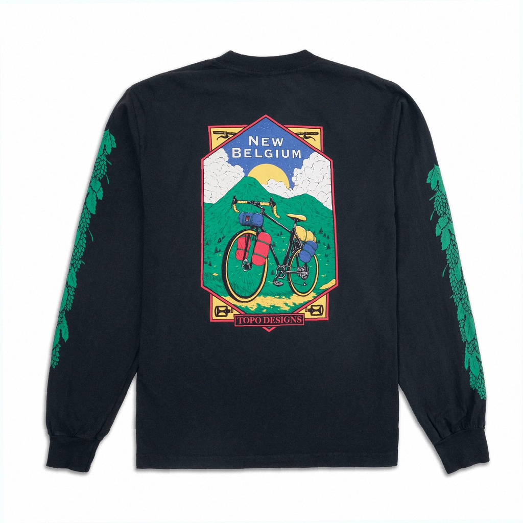 Topo Designs x New Belgium Brewing Graphic Tee Long Sleeve