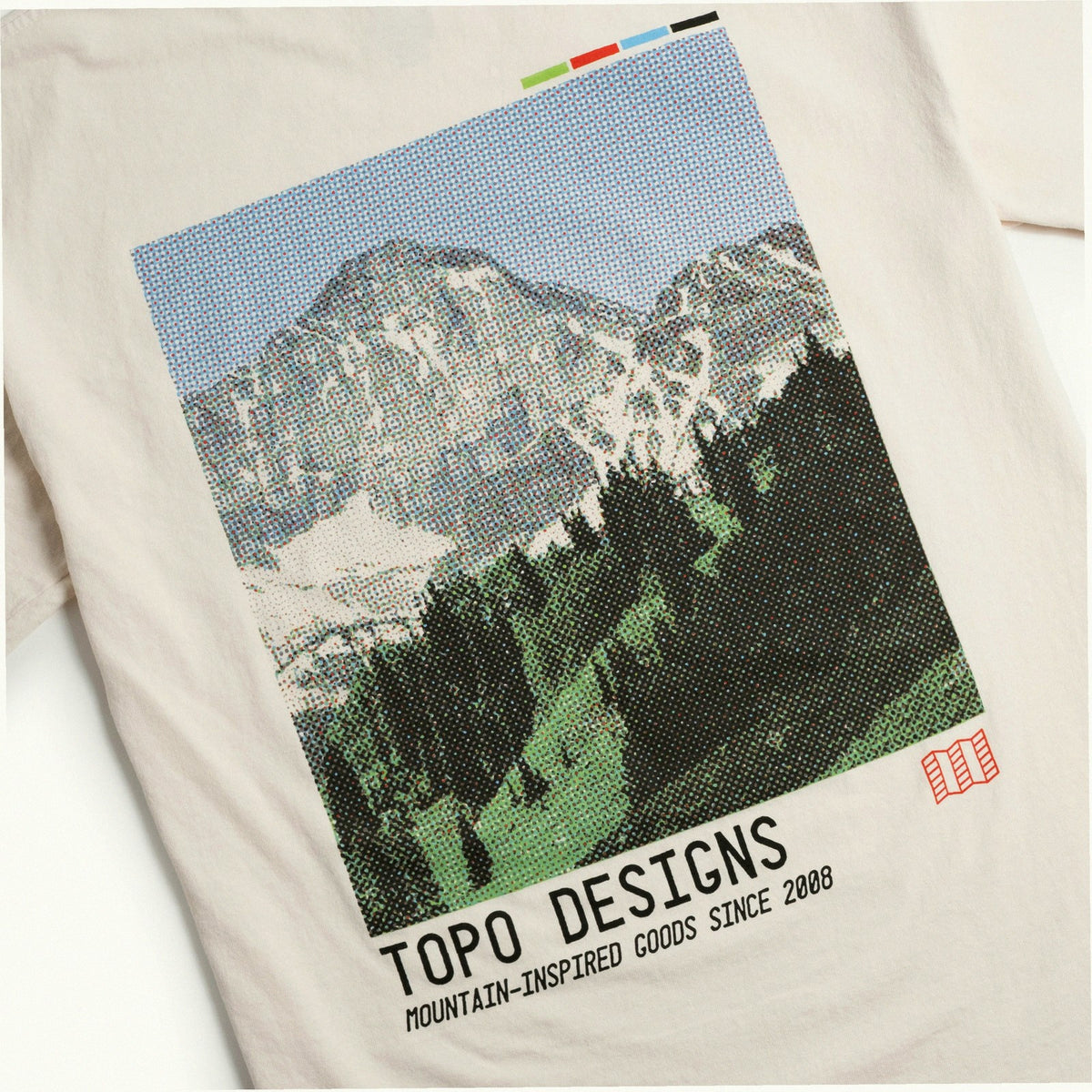Topo Designs x Pine Printshop Halftone Tee