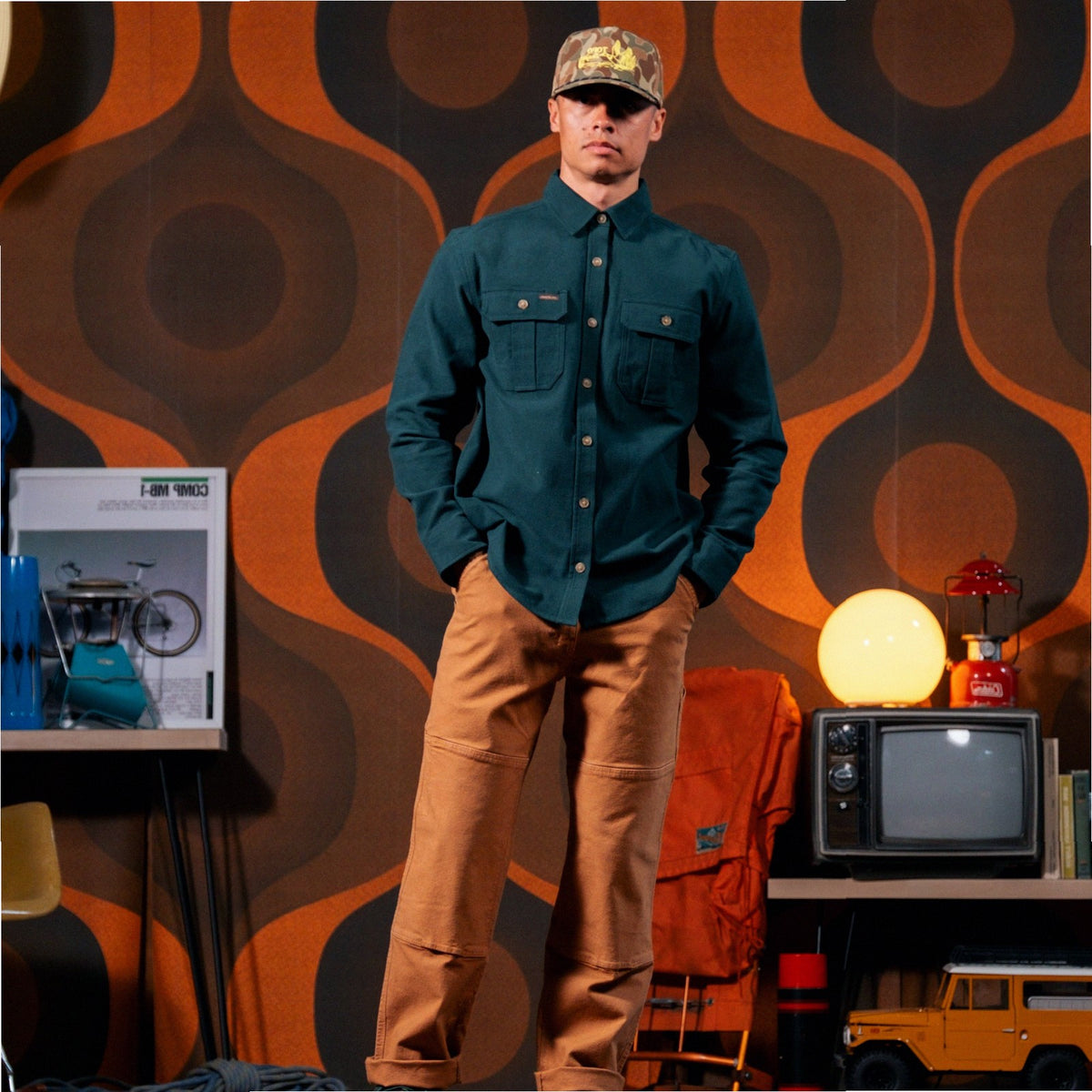 Utility Shirt Moleskin - Mens