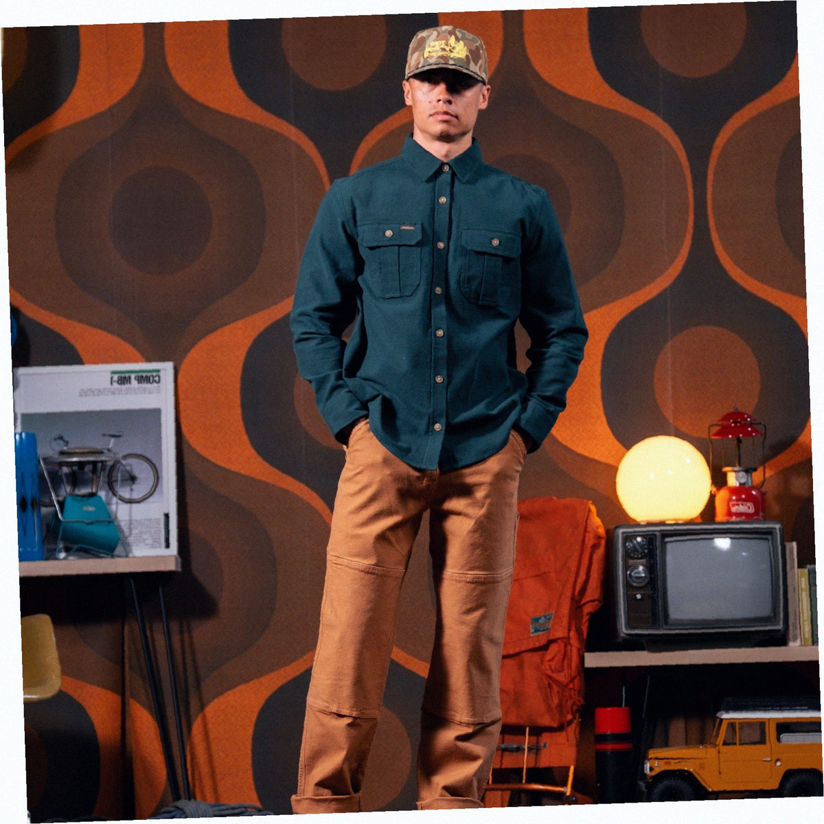 Utility Shirt Moleskin - Mens