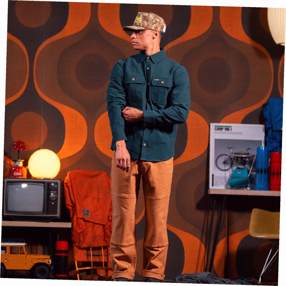 Utility Shirt Moleskin - Mens