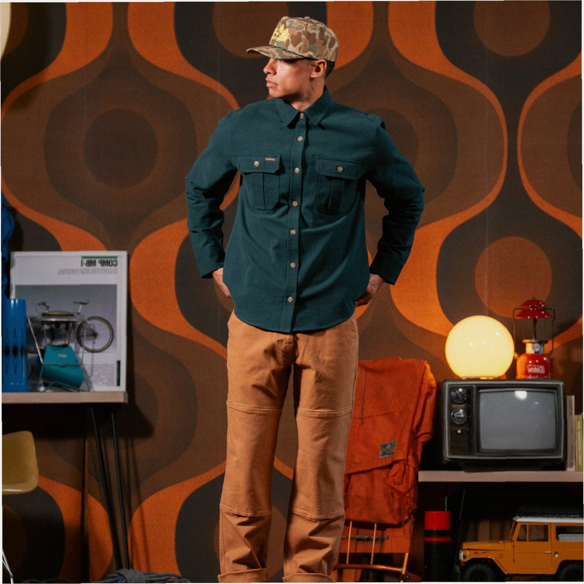 Utility Shirt Moleskin - Mens