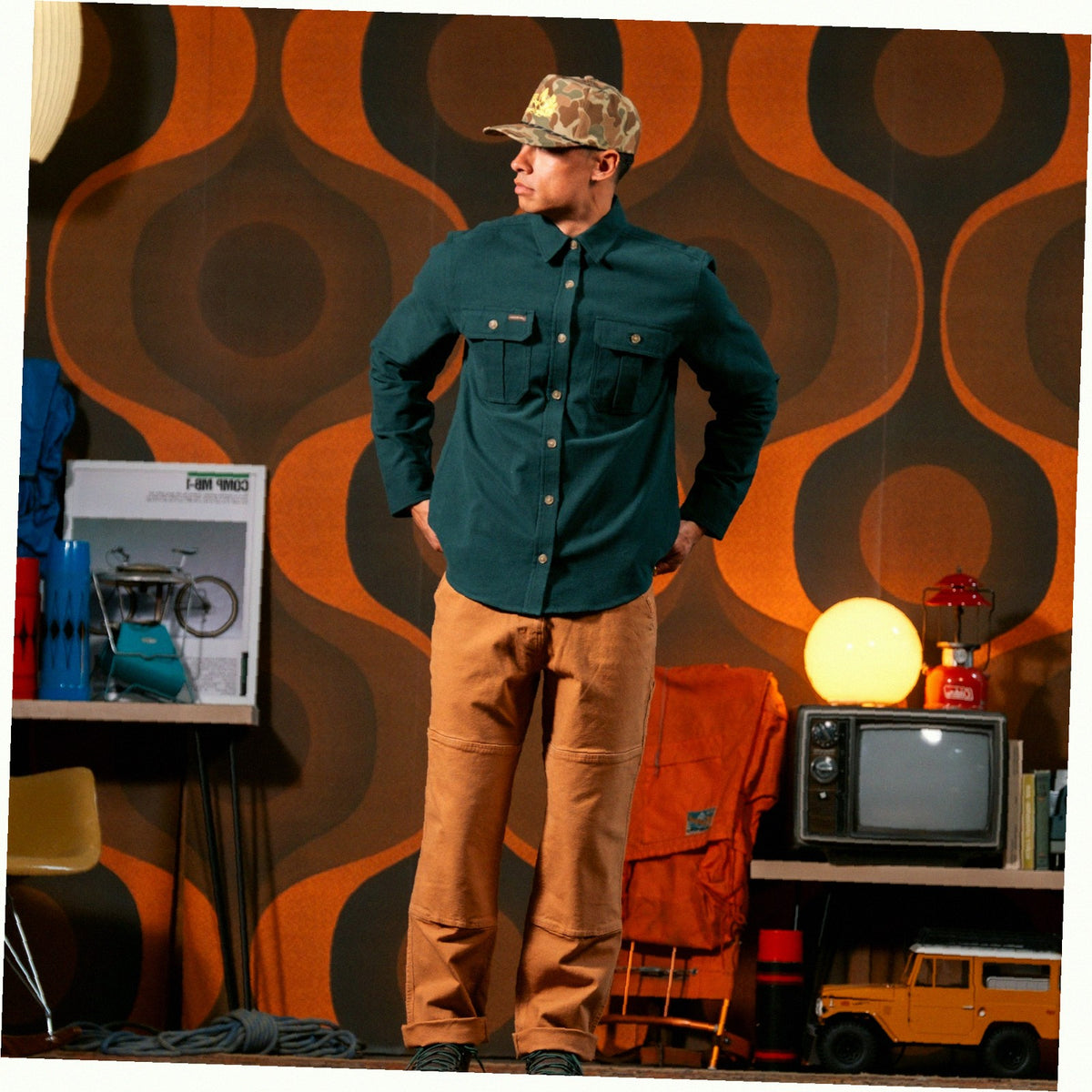 Utility Shirt Moleskin - Mens